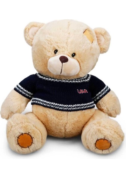 Bfs Oturan Kazaklı Peluş Ayı 42 Cm.