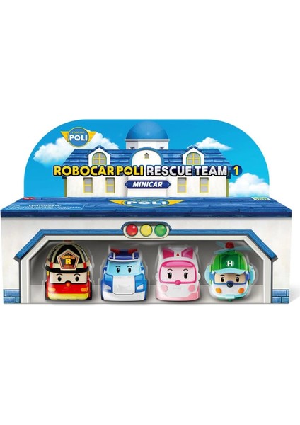 Bfs Polı MRT-760 Robocar Poli Mini Kasabanın Kurtarma Araçları 4lü Set fırsatları