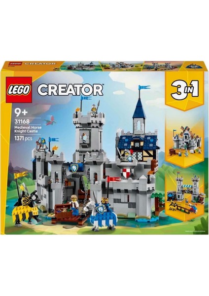 Bfs LEGO Creator 3'ü 1 Arada Orta Çağ Atlı Şövalye Kalesi 31168 fırsatları