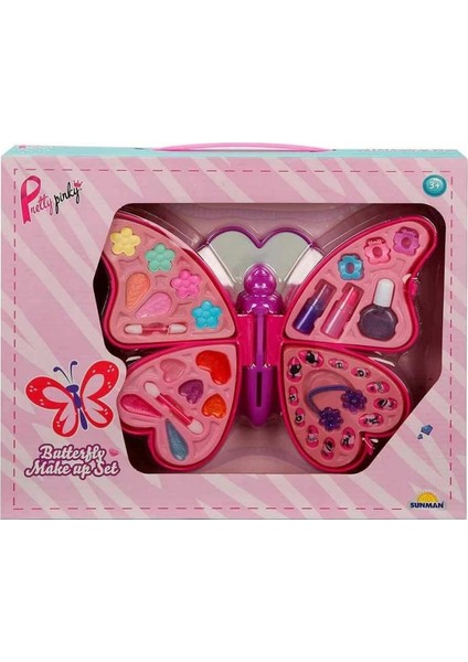 Bfs Nessiworld 2603 Kelebek Şekilli 4 Katmanlı Makyaj Güzellik Seti -Sunman