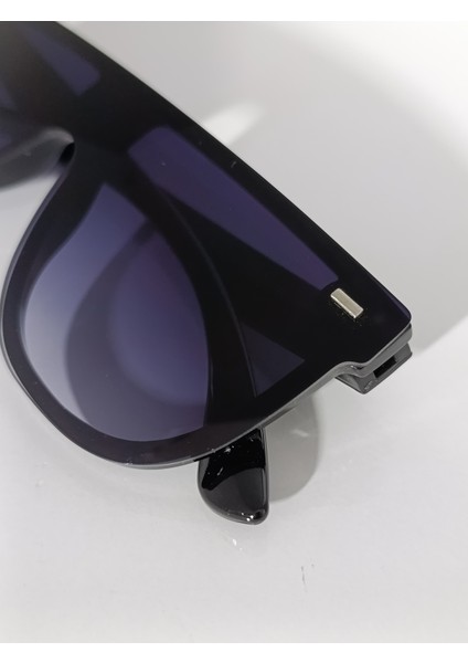 Yuvarlak unisex Güneş Gözlüğü Siyah kemik çerçeve UV400