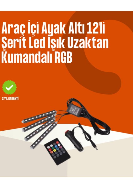 Kumandalı Araç LED Şerit Işıklar