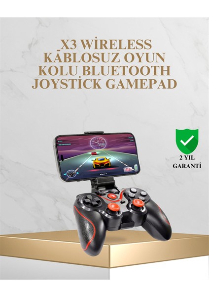Bluetooth Kablosuz Oyun Kolu – Android iPhone Pc Uyumlu