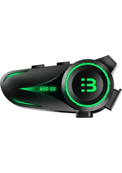 A50 5x Motor Kask Kulaklık Rgb Bluetooth Motosiklet Kulaklık Intercom 5 Kişi Eşleşme