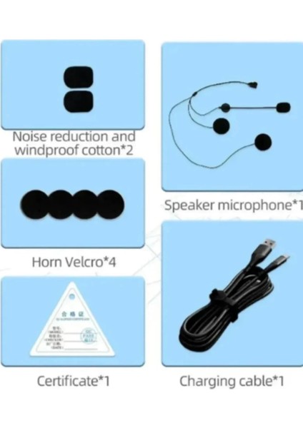 A50 5x Motor Kask Kulaklık Rgb Bluetooth Motosiklet Kulaklık Intercom 5 Kişi Eşleşme fırsatları