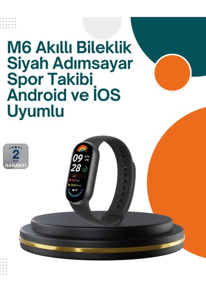 Ios ve Android Uyumlu Akıllı Bileklik – Çok Fonksiyonlu Kullanım