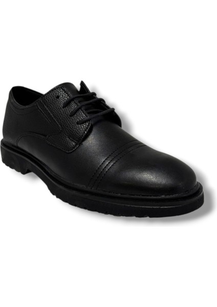 455-26 Baskı Deri Casual Erkek Ayakkabı