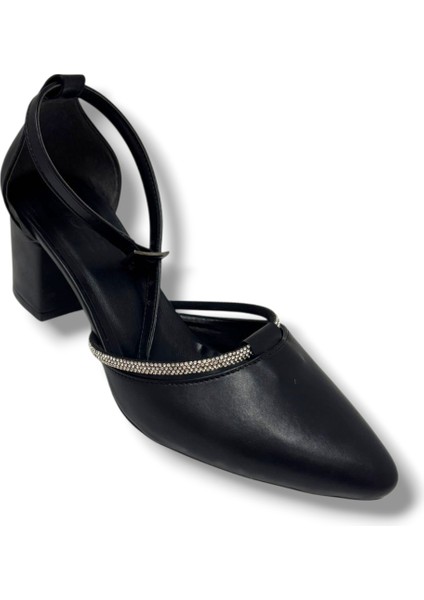 Shoes 414-26 Kalın Topuklu Kadın Ayakkabı