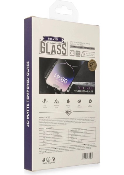 Bfs iPhone 14 Pro Bilvis 3D Mat Cam Ekran Koruyucu fiyatları