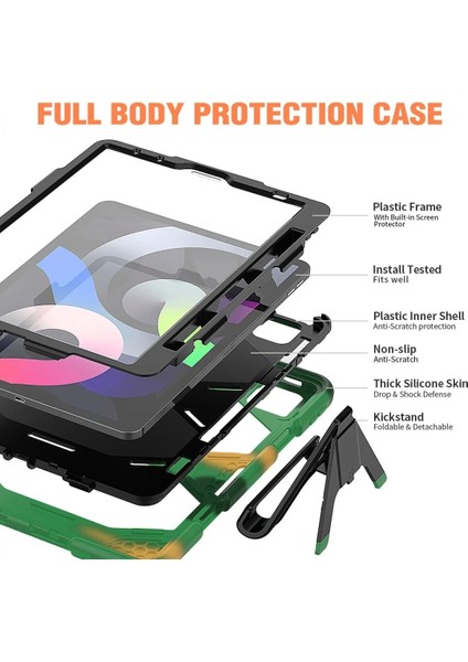 Bfs iPad Pro 11 (2020) Kılıf Griffin Tablet Kapak - Kamuflaj modelleri