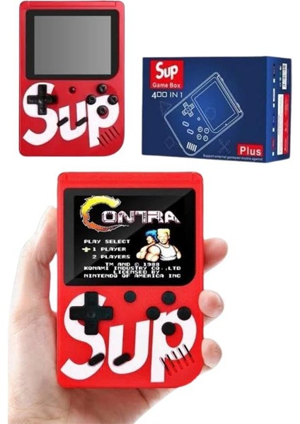 Çocuklara Özel Taşınabilir Sup El Atarisi 400 Oyunlu Nostaljik Oyun Konsolu