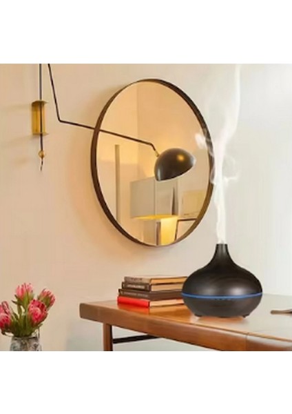 Hava Nemlendirici 7 LED Işıklı Aromatik Oda Kokusu 550 ml Kahve Aroma Difüzörü Buhar Makinası fırsatları