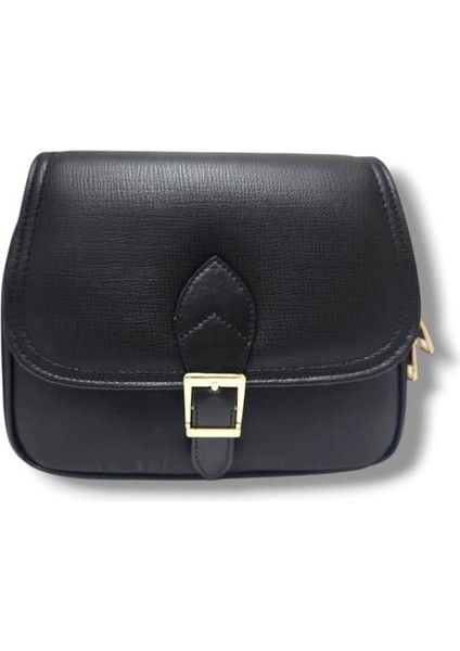 316-26 Deri Kemer Tokalı Çapraz Omuz Askılı Kadın çanta