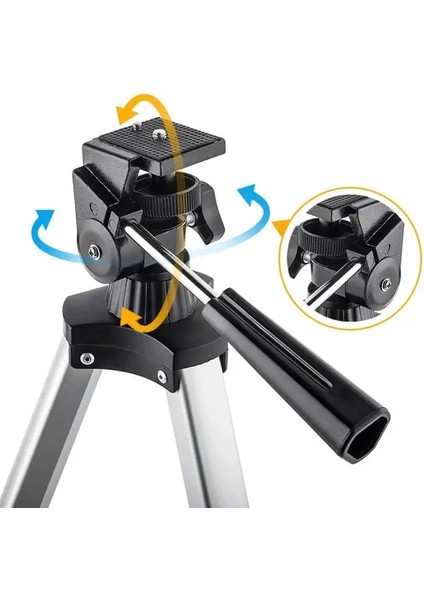 400X70MM Açıklıklı Refrakter Teleskoplar (15X150X), Telefon Adaptörlü Reflex