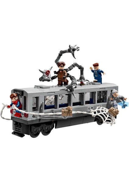 Bfs LEGO Marvel Örümcek Adam ile Doktor Oktopus Metro Sahnesi 76321