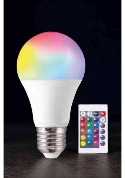 Renk Değiştirebilen Rgb Işıklı LED Ampul A+Enerji 15 Watt LED Işık fiyatları