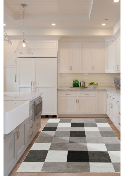 Dekoratif Yıkanabilir, Kaymaz Tabanlı, Salon Oturma Odası Halısı - WOOSOFTKECE032 modelleri