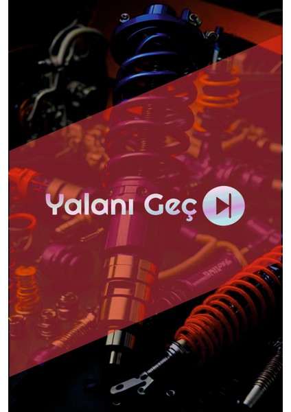 Yalanı Geç Yazı Jdm Araba-Motosiklet Cam Etiket Hologram Sticker