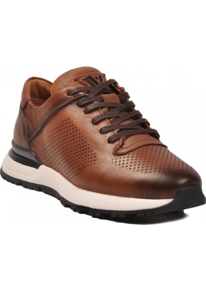 Taba Bağcıklı Hakiki Deri Erkek Sneaker modelleri