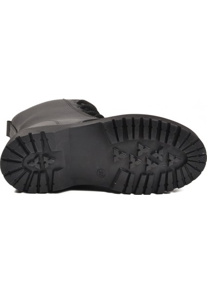 Siyah Içi Polarlı Bağcıklı Fermuarlı Kız Çocuk Bot indirimleri