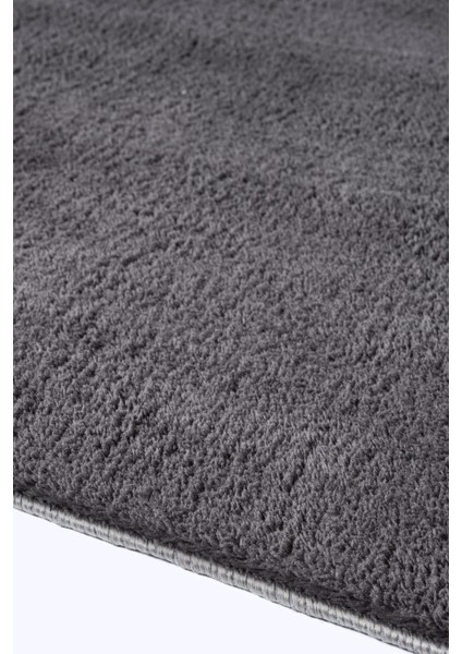 Yıkanabilir Kaymaz Taban Antrasit Peluş Post Halı indirimleri