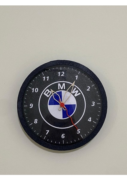 Bmw Stilli Spor Duvar Saati, Siyah Kasa fiyatları
