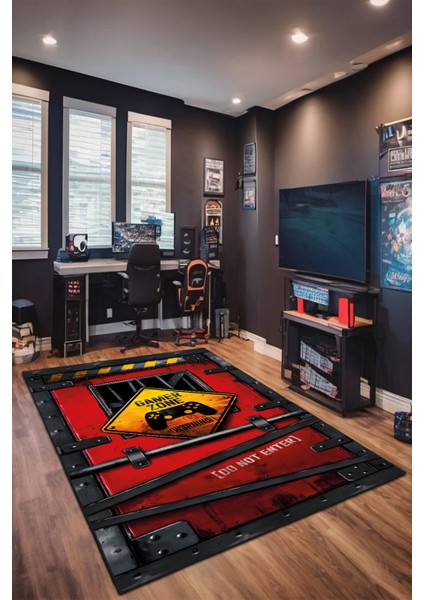 Dekoratif Yıkanabilir, Kaymaz Tabanlı, Modern Oyun - Genç Odası Halısı - WOOKECE1328 fiyatları