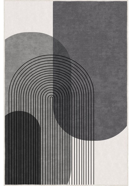 Dekoratif Yıkanabilir, Kaymaz Tabanlı, Salon Oturma Odası Halısı - WOOSOFTKECE030 fırsatları