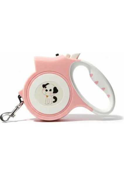 LED Işıklı Otomatik Uzayan Köpek Gezdirme Tasması – Gece Kullanımına Uygun, 5 Metre