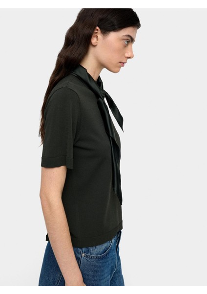 Boyun Bağlı Örme Süveter modelleri