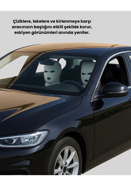 Bestonly Yıabilir Polyester Araba Kafalık Kılıfı 2’li Koruma Seti modelleri