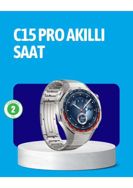 Dayanıklı Kordonlu Şarjlı Akıllı Saat
