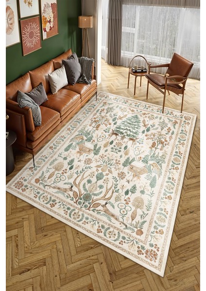 Dekoratif Yıkanabilir, Kaymaz Tabanlı, Modern Salon Oturma Odası Halısı - FR25 fiyatları