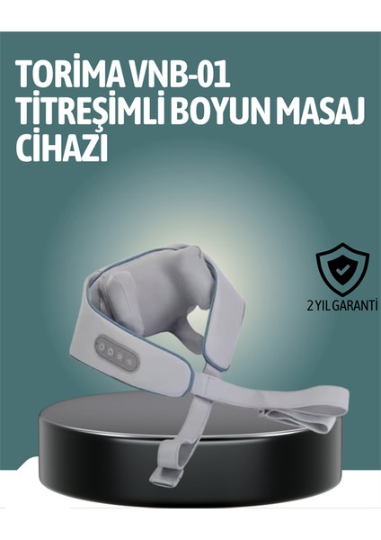 Vnb-01 Şarjlı Isıtmalı Boyun ve Omuz Masaj Cihazı