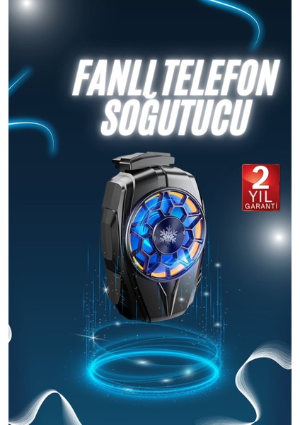 Telefonu Soğutma Fanı Radyatör Mobil Cihazlara Uyumlu Soğutucu