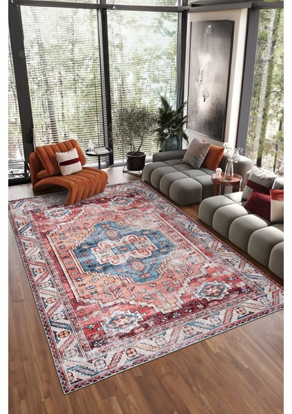 Dekoratif Yıkanabilir, Kaymaz Tabanlı, Modern Salon Oturma Odası Halısı - FR122 modelleri