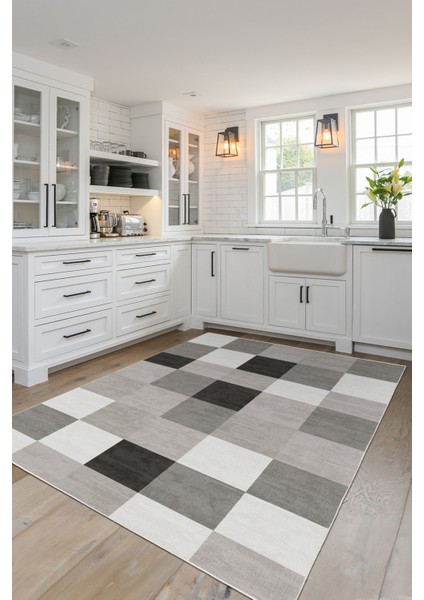 Dekoratif Yıkanabilir, Kaymaz Tabanlı, Salon Oturma Odası Halısı - WOOSOFTKECE032 fiyatları