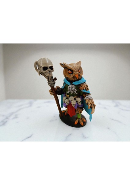 Necromancer (Ruh Çağıran) 3D Figür Baykuş - Mysterious Owls - 012