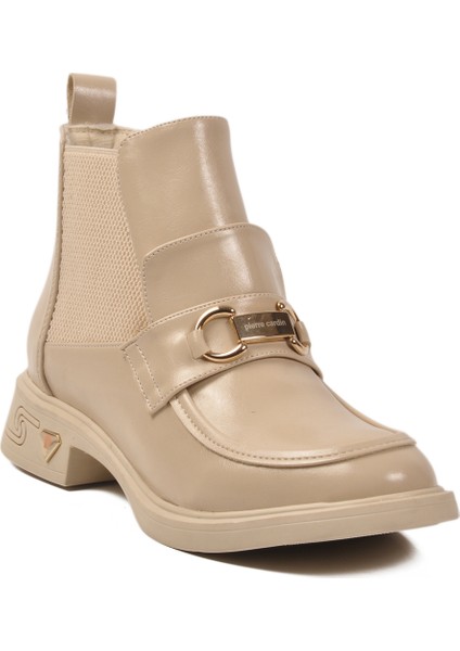 Krem Kadın Topuklu Bot fırsatları