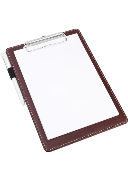 Sekreterlik,a5 Küçük Boy,kapaksız,a5 Clipboard Vegan Suni DERI,17,5X24,5 Cm.,bordo