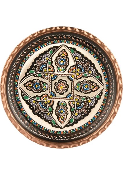 El Yapımı Bakır Türk Kahvesi Tepsisi