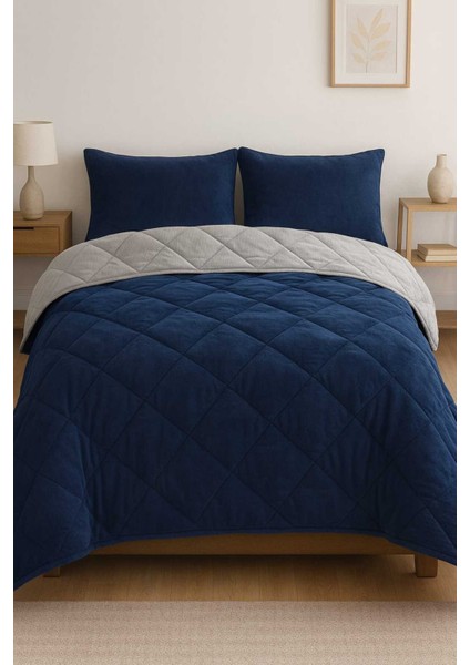 Tek Kişilik Lüx Wellsoft Yorgan Çift Taraflı 155X215 1 Adet Yastık Kılıfı Hediye