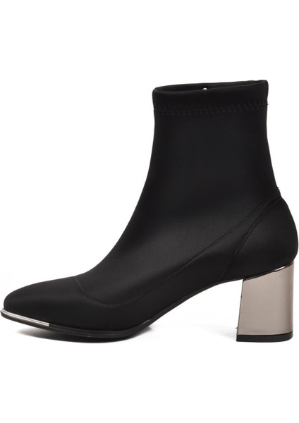 PC-54967 Z Siyah Tekstil Kadın Bot fırsatları