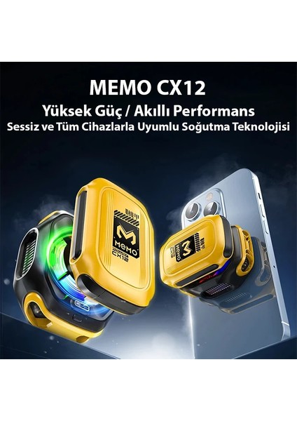 Memo CX12 Pro 2000MAH Bataryalı I Manyetik Cep Telefon SOĞUTMA-(5775) - MBN6147-6555 fiyatları