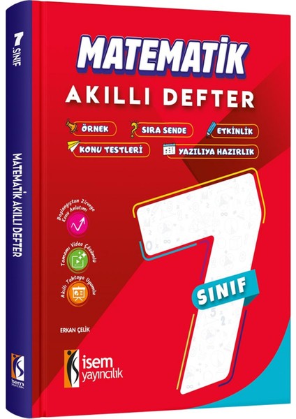 Isem 7. Sınıf Matematik Akıllı Defter Isem Yayıncılık - Maarif Mo