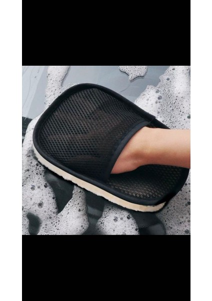 Yünlü Hassas Araba Yıkama ve Temizlik Eldiveni Yumuşak Dokulu