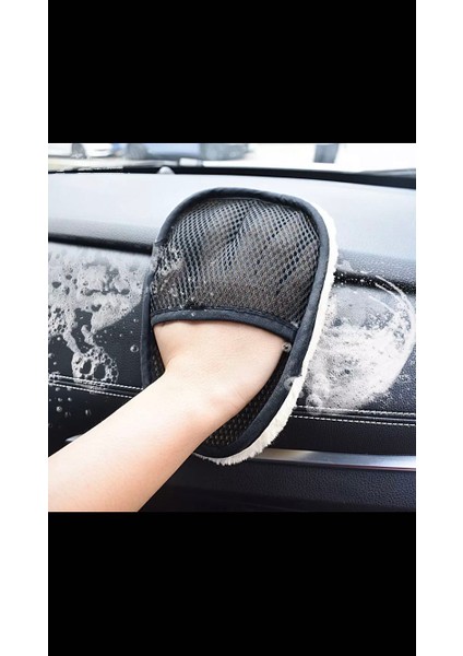 Yünlü Hassas Araba Yıkama ve Temizlik Eldiveni Yumuşak Dokulu fiyatları