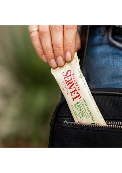 Servet Şeker İlavesiz Antep Fıstığı Krokan Bar 120 gr (6 x 20 gr)