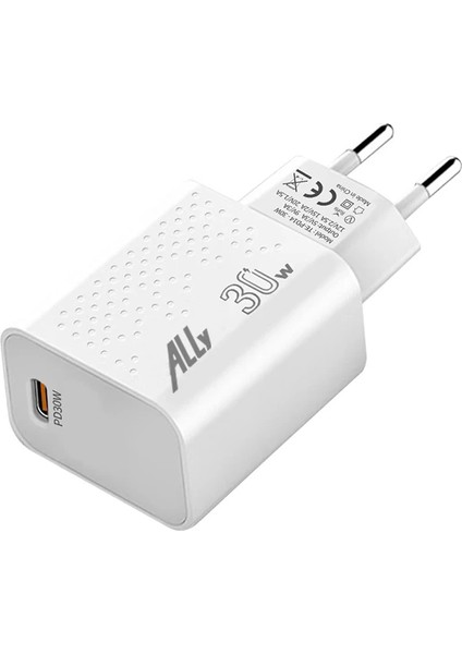 Ally TE-PD14 30W Type-C- USB C Hızlı Şarj ADAPTÖRÜ-(5775) - MBN9212-9631