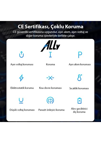 Ally TE-PD14 30W Type-C- USB C Hızlı Şarj ADAPTÖRÜ-(5775) - MBN9212-9631 modelleri